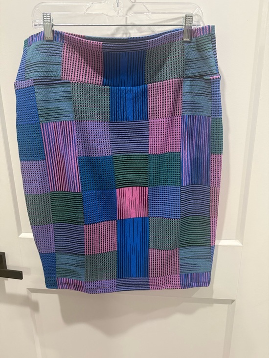 LuLaRoe Dresses & Skirts - LuLaRoe Cassie Pencil Multicolor Skirt Size XL